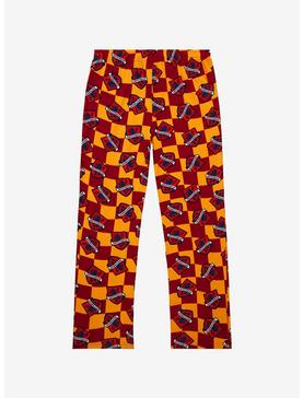 Harry Potter Gryffindor House Crest Checkered Sleep Pants - BoxLunch Exclusive , , hi-res