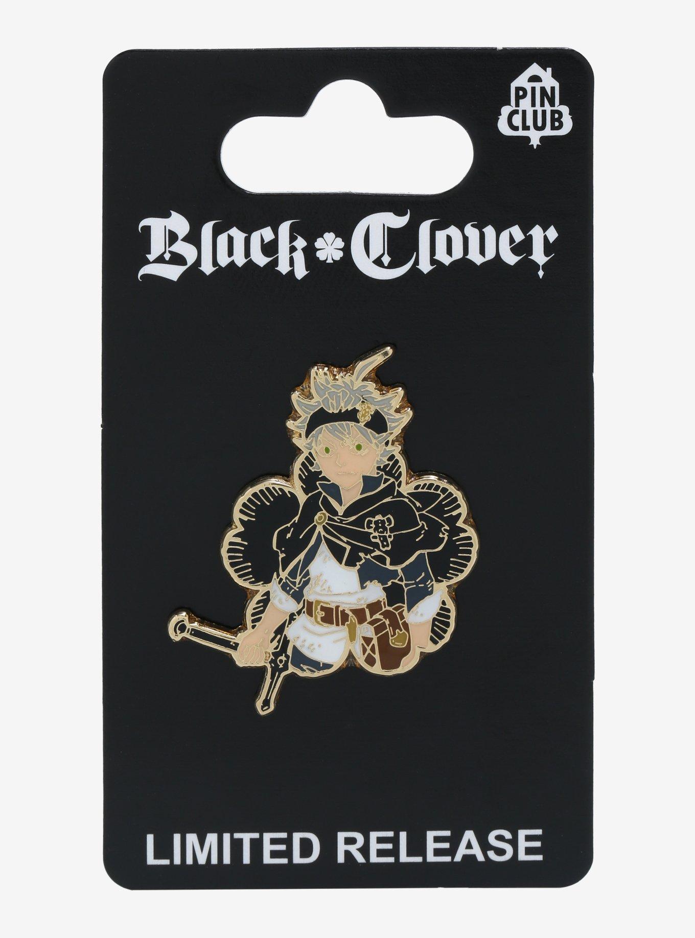 Black Clover Asta Enamel Pin - BoxLunch Exclusive, , alternate