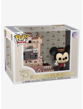 Funko Disney Walt Disney World Pop! Town Hollywood Tower Hotel And Mickey Mouse Vinyl Figure Set, , hi-res