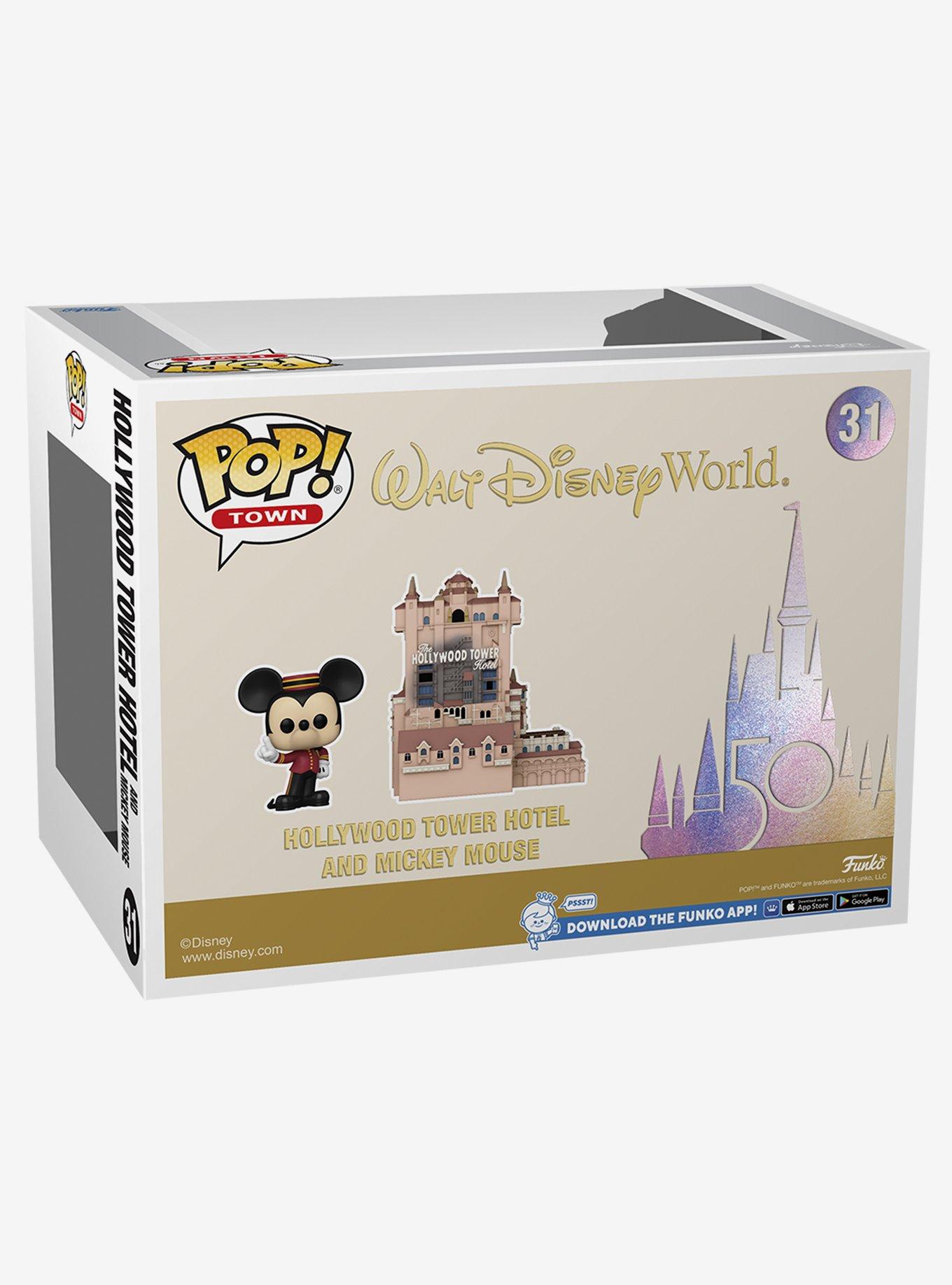Funko Disney Walt Disney World Pop! Town Hollywood Tower Hotel And Mickey Mouse Vinyl Figure Set, , alternate