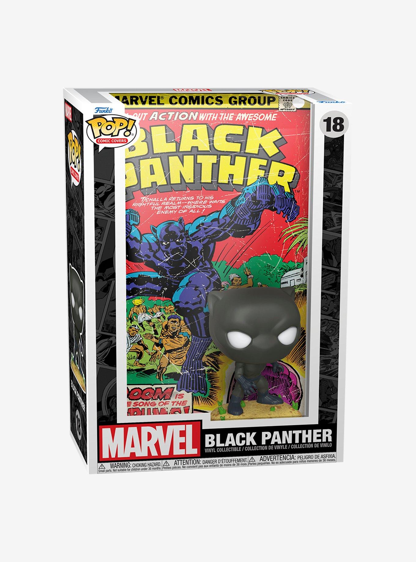 Funko Marvel Pop! Comic Covers Black Panther Vinyl Collectible, , alternate