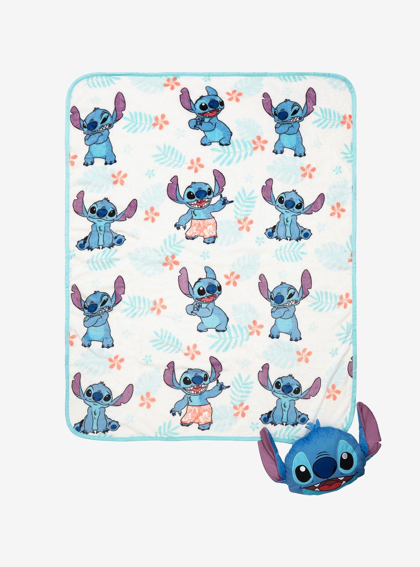 Disney Lilo & Stitch Tropical Stitch Pillow and Blanket Set, , alternate