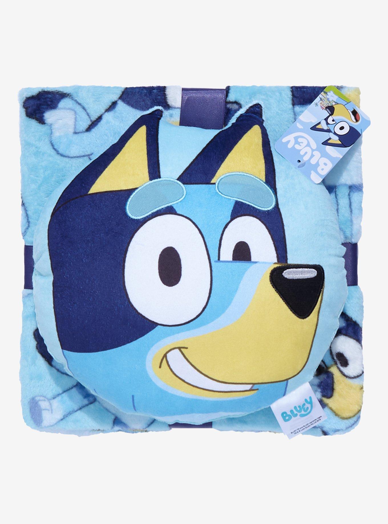 Bluey Character Pillow and Throw Set, , alternate