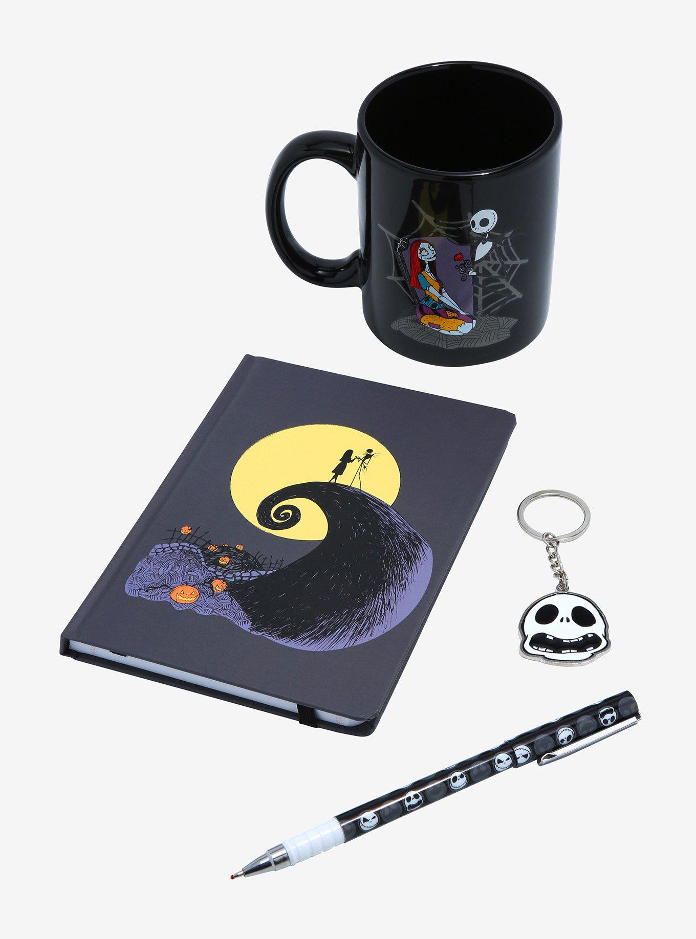 Disney The Nightmare Before Christmas Jack & Sally Stationary & Mug Set, , alternate