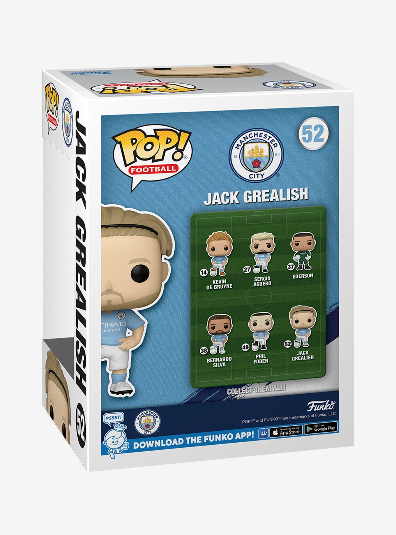 Funko Manchester City Pop! Football Jack Grealish Vinyl Figure, , alternate