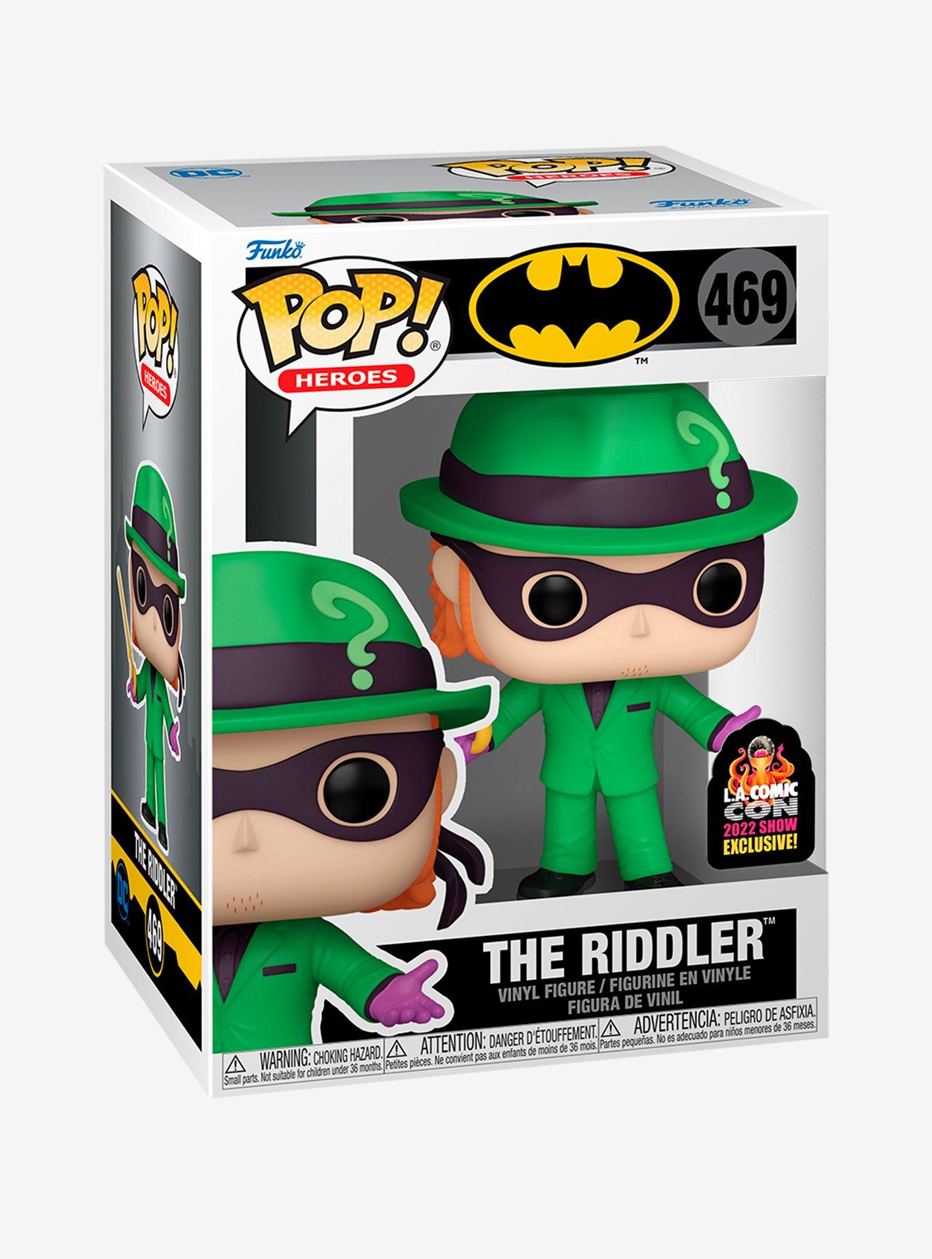 Funko DC Comics Pop! Heroes The Riddler Vinyl Figure 2022 L.A. Comic Con Exclusive, , hi-res