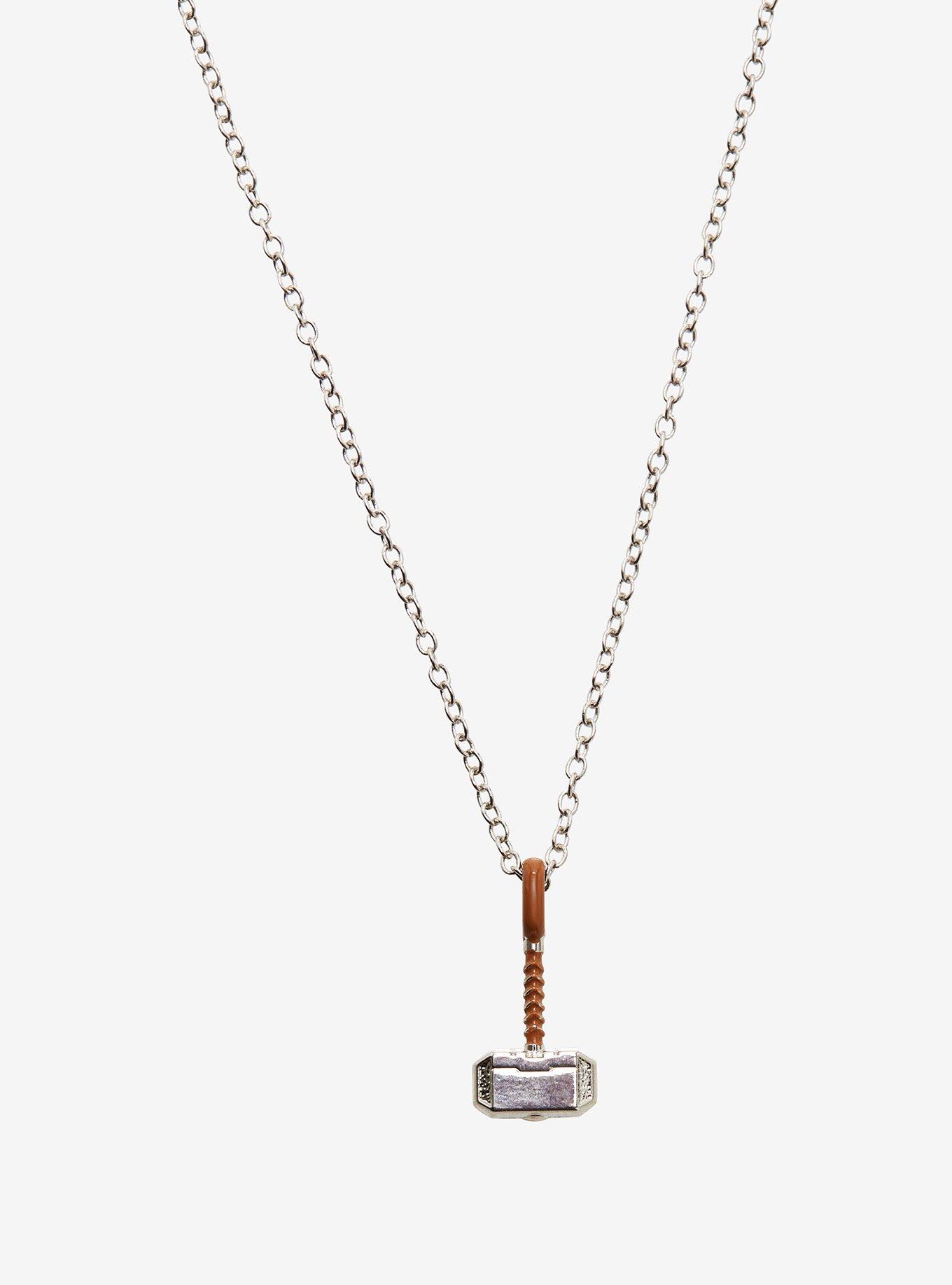 Marvel Thor Mjolnir Necklace, , alternate