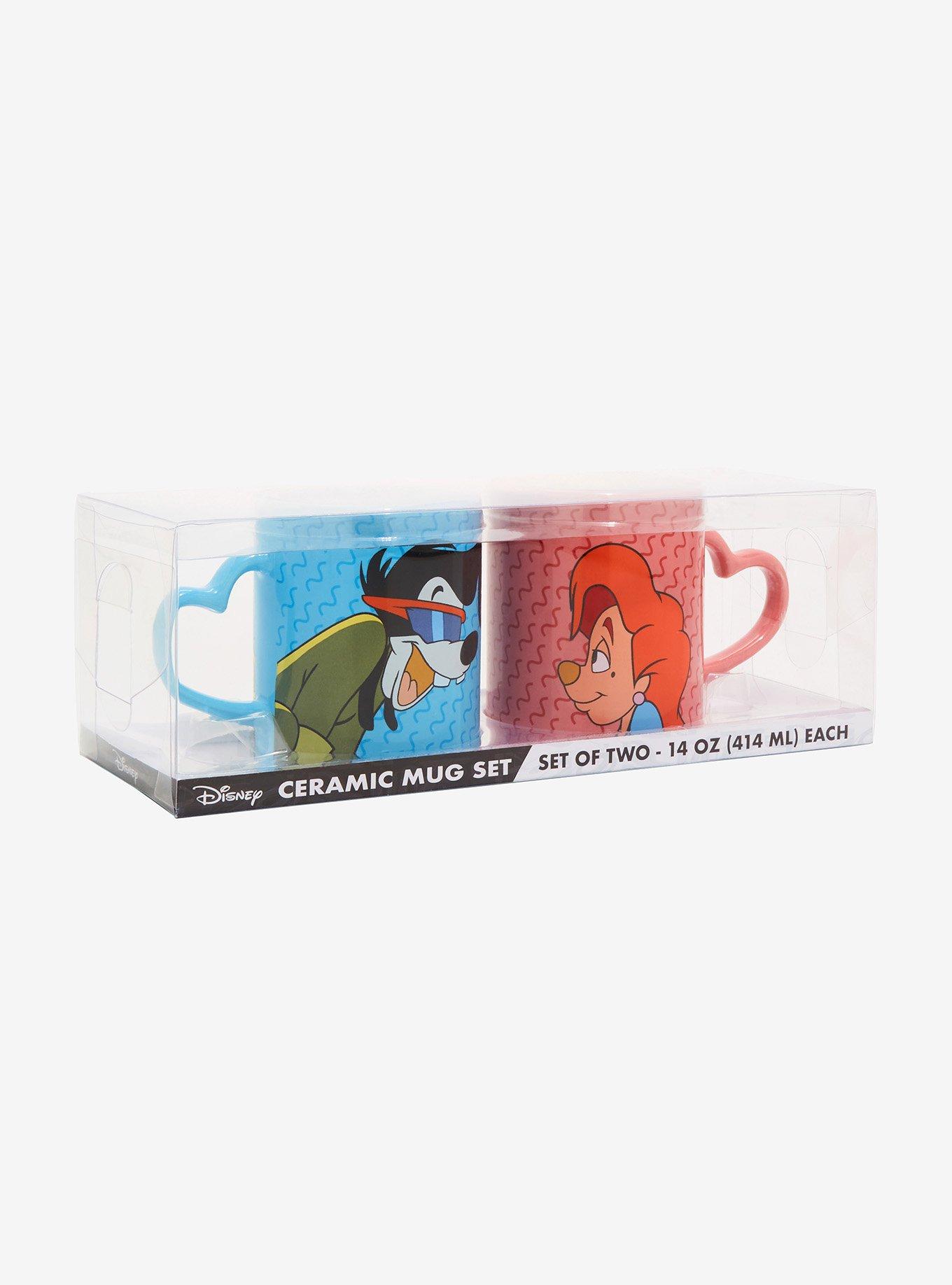 Disney A Goofy Movie Max & Roxanne Heart Handle Mug Set - BoxLunch Exclusive , , alternate
