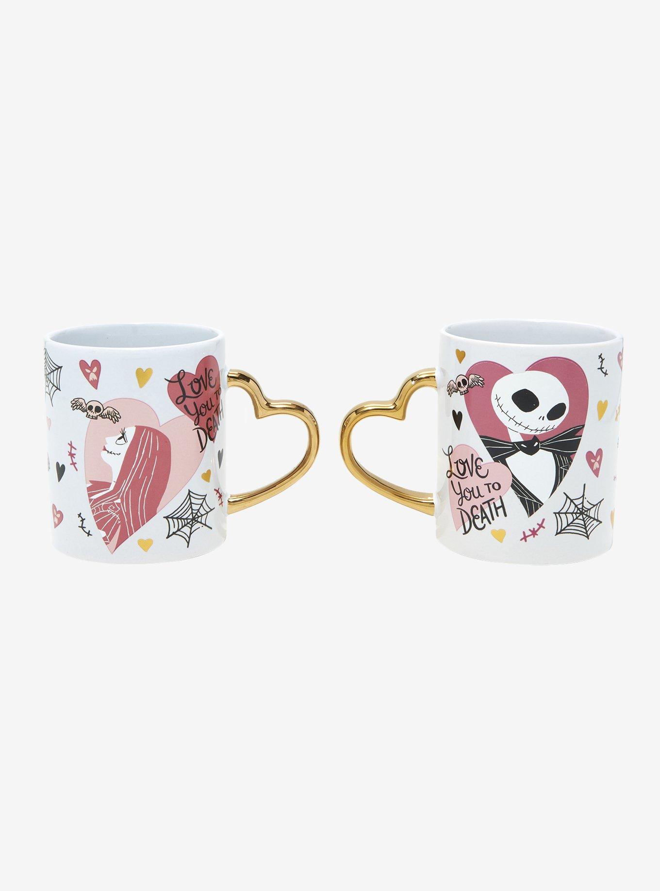 Disney The Nightmare Before Christmas Jack & Sally Couples Mug Set - BoxLunch Exclusive, , alternate