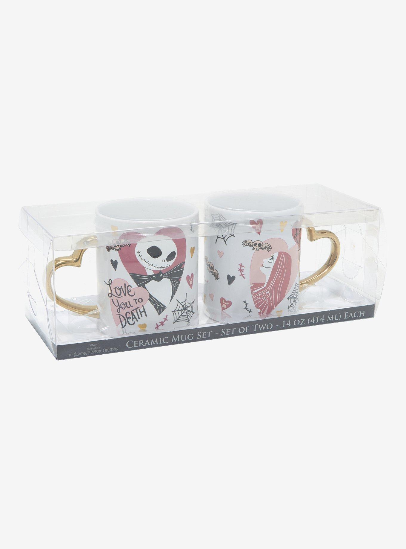 Disney The Nightmare Before Christmas Jack & Sally Couples Mug Set - BoxLunch Exclusive, , alternate