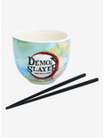 Demon Slayer: Kimetsu no Yaiba Group Portrait Watercolor Ramen Bowl with Chopsticks, , alternate