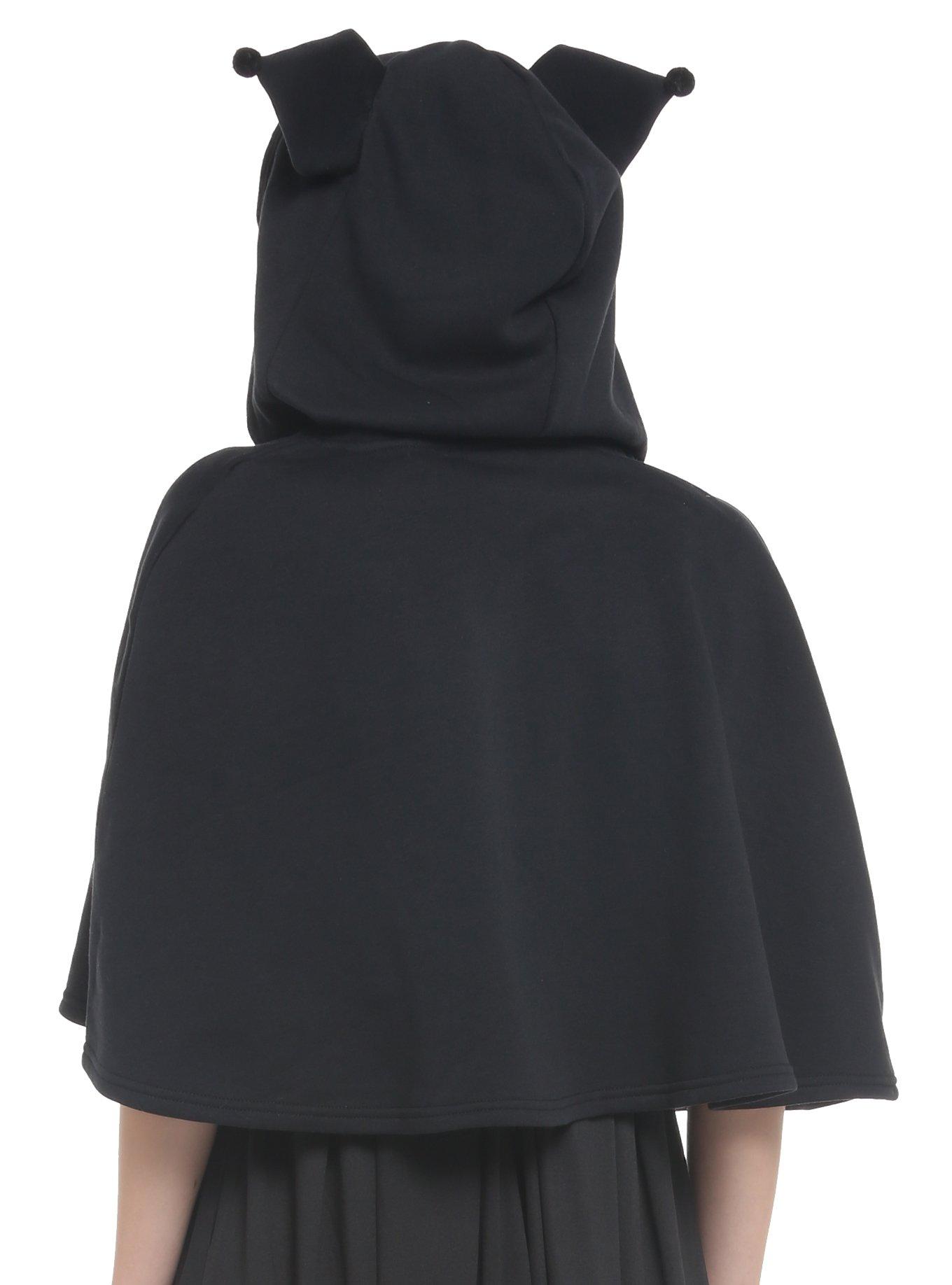 Kuromi Figural Ears Girls Capelet, MULTI, alternate