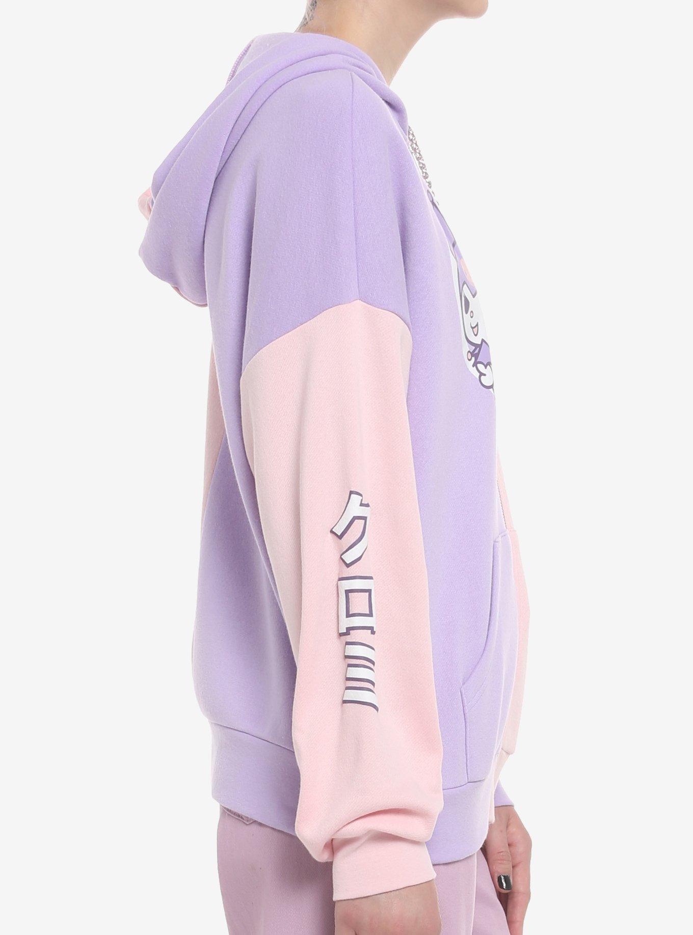 My Melody & Kuromi Pastel Split Girls Hoodie, MULTI, alternate