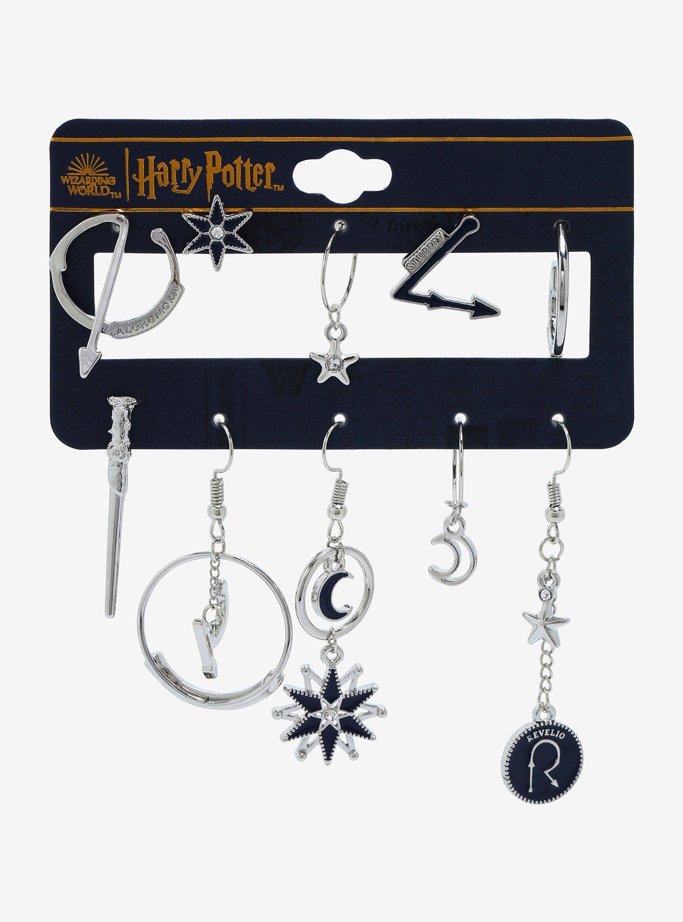 Harry Potter Wand Movement Mix and Match Earring Set - BoxLunch Exclusive , , hi-res