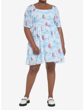 Disney Sleeping Beauty Clouds Long-Sleeve Dress Plus Size, , hi-res