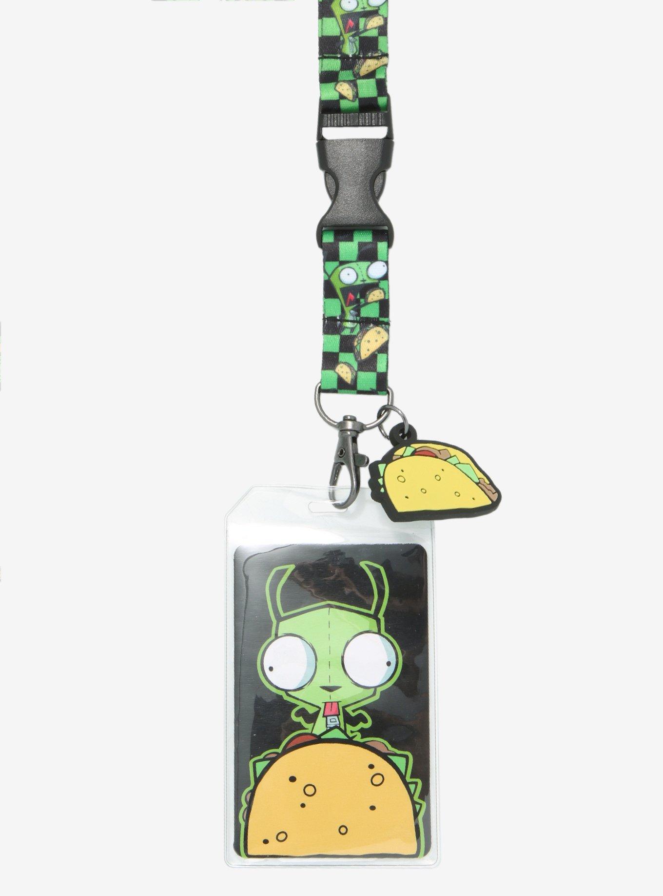 Invader Zim GIR Taco Lanyard, , alternate