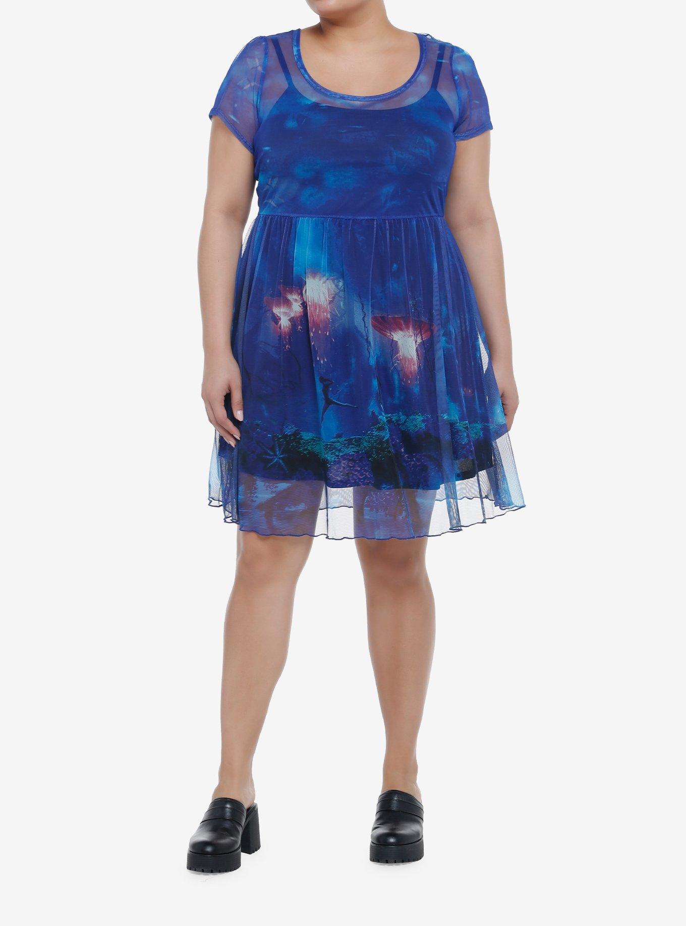 Avatar: The Way Of Water Mesh Dress Plus Size, , hi-res