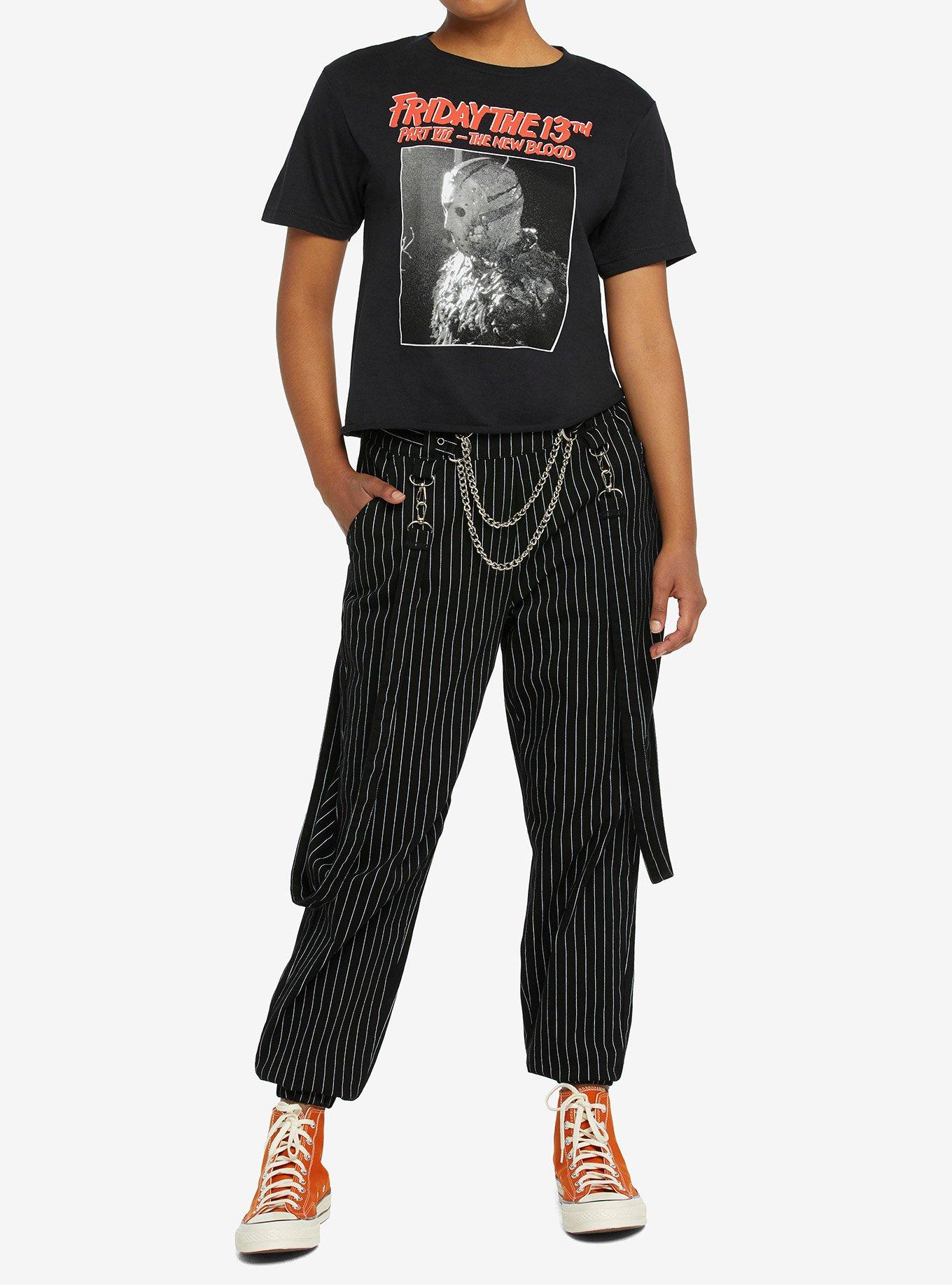 Friday The 13th Part VII: The New Blood Girls Crop T-Shirt, MULTI, alternate
