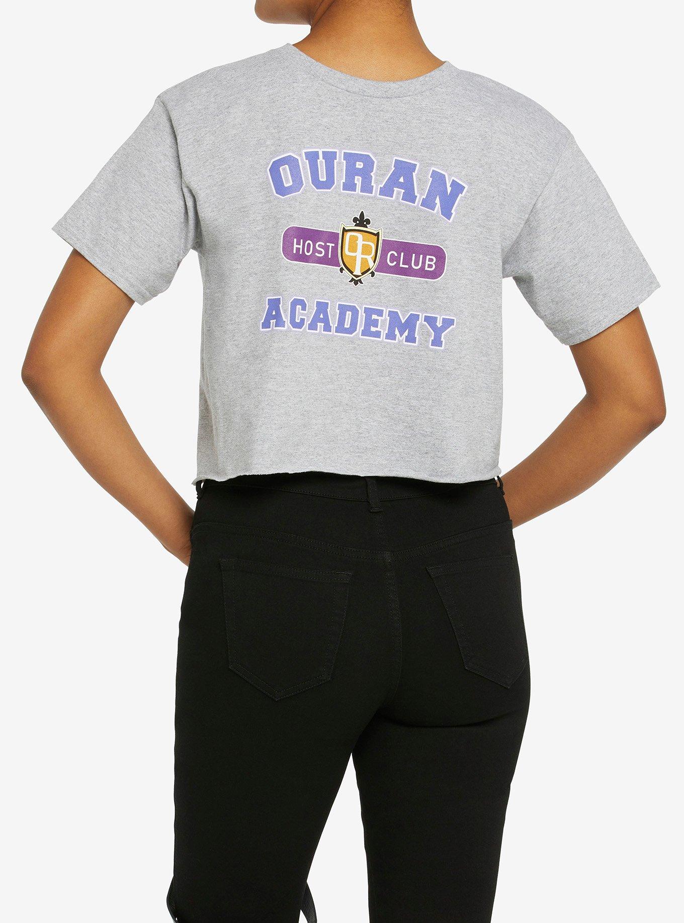Ouran High School Host Club Academy Girls Crop T-Shirt, MULTI, alternate