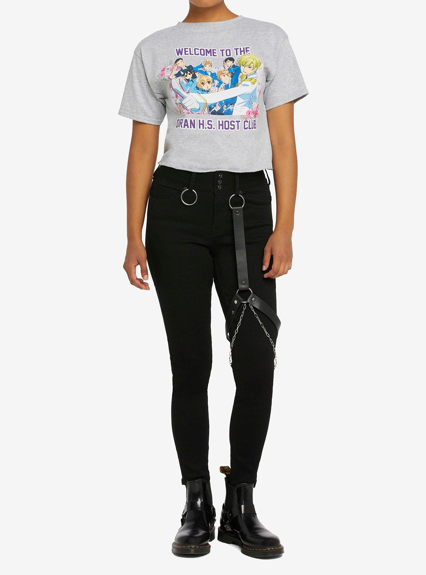 Ouran High School Host Club Academy Girls Crop T-Shirt, MULTI, alternate