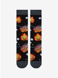 Studio Ghibli Howl's Moving Castle Calcifer Cooking Eggs & Bacon Crew Socks - BoxLunch Exclusive, , alternate
