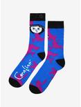 Coraline Button Eyes Tie-Dye Crew Socks - BoxLunch Exclusive , , alternate