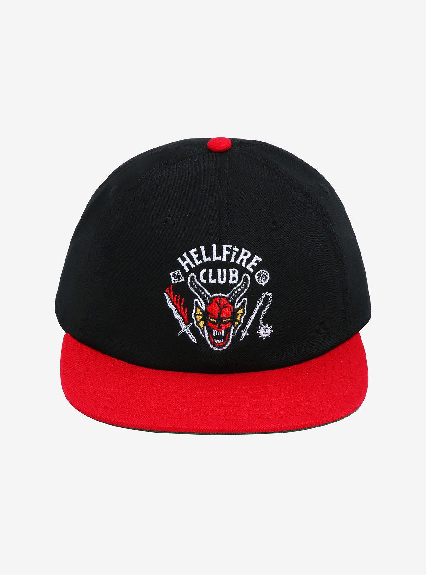 Stranger Things Hellfire Club Snapback Hat, , alternate