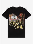 Black Sabbath Self-Titled Album Art Boyfriend Girls T-Shirt, BLACK, alternate