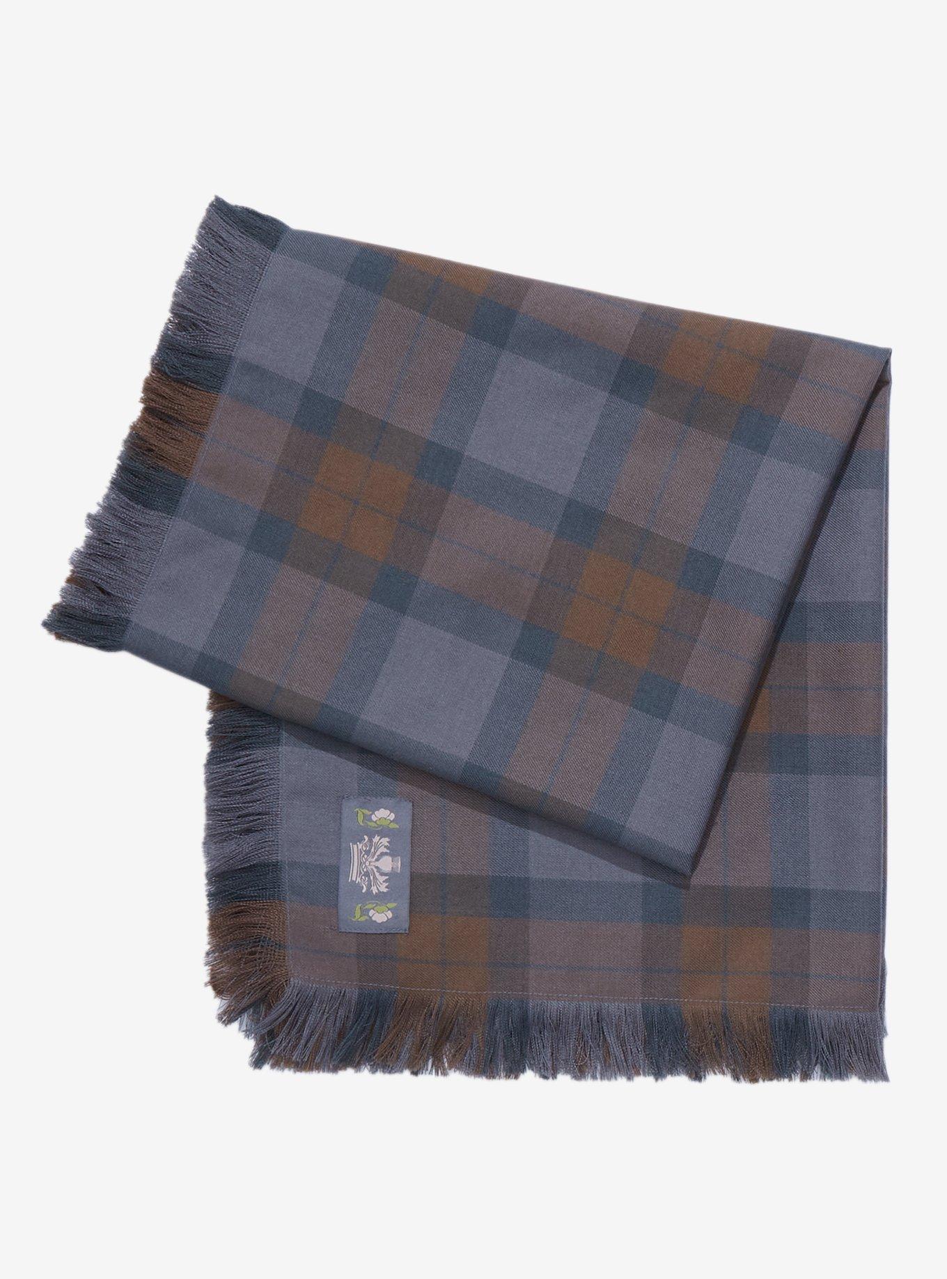 Her Universe Outlander Tartan Plaid Fringe Scarf, , hi-res