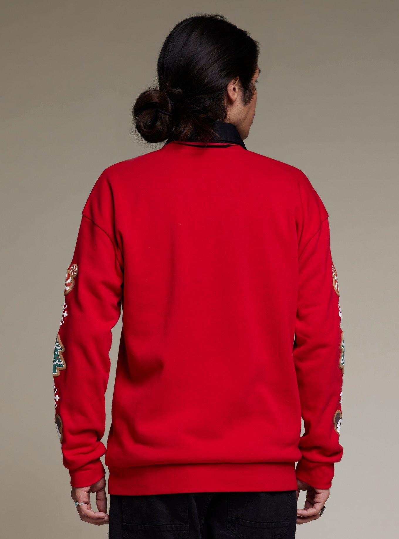 Our Universe Disney Holiday Mickey Mouse Gingerbread Sweatshirt, SAND, alternate