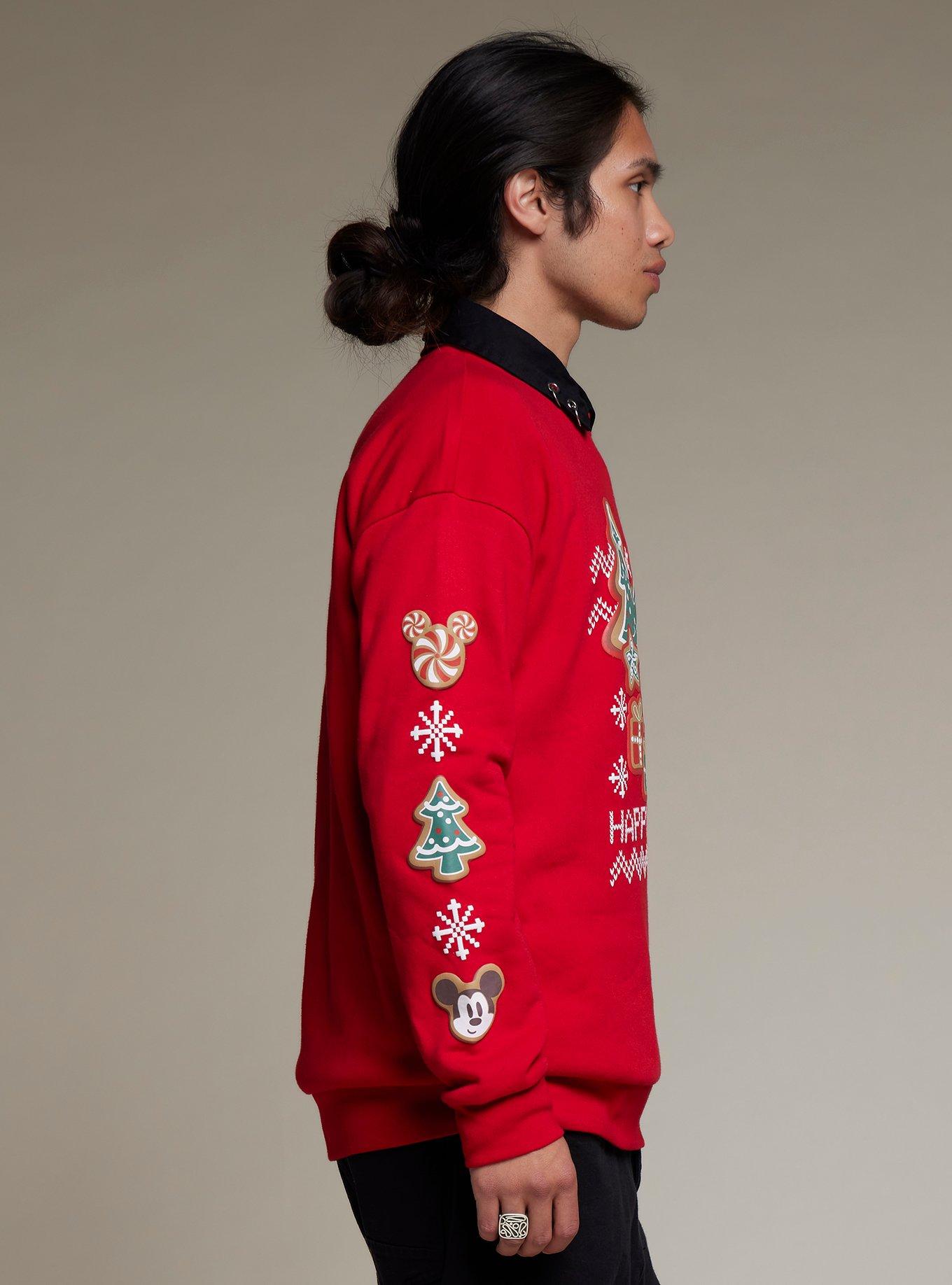 Our Universe Disney Holiday Mickey Mouse Gingerbread Sweatshirt, SAND, alternate