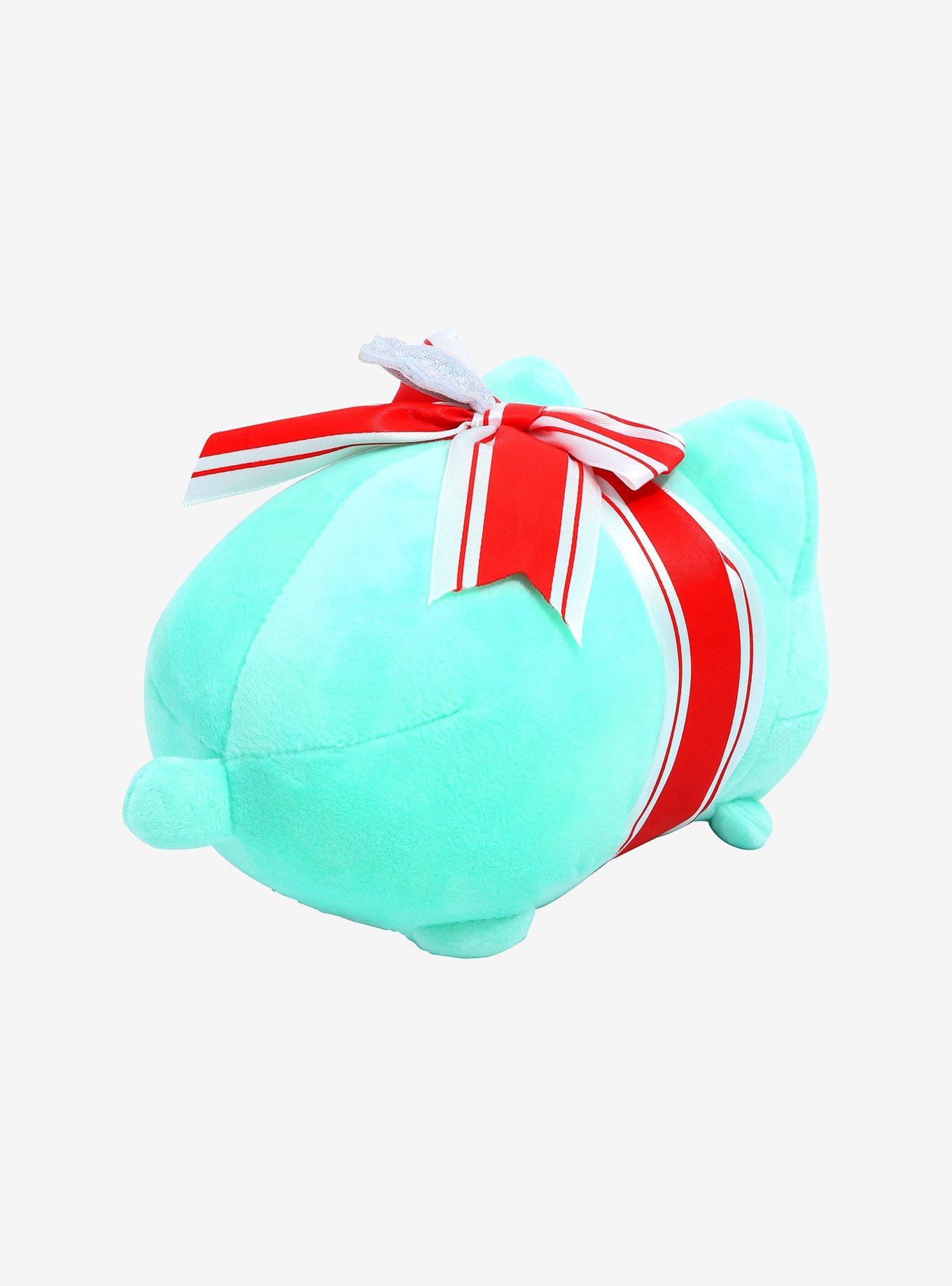 Aurora Tasty Peach Meowchi Winter Wreath Cat 7 Inch Plush, , alternate