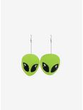 Alien Plush Drop Earrings, , alternate
