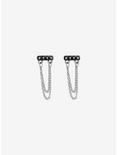 Spikes & Chains Earrings, , alternate