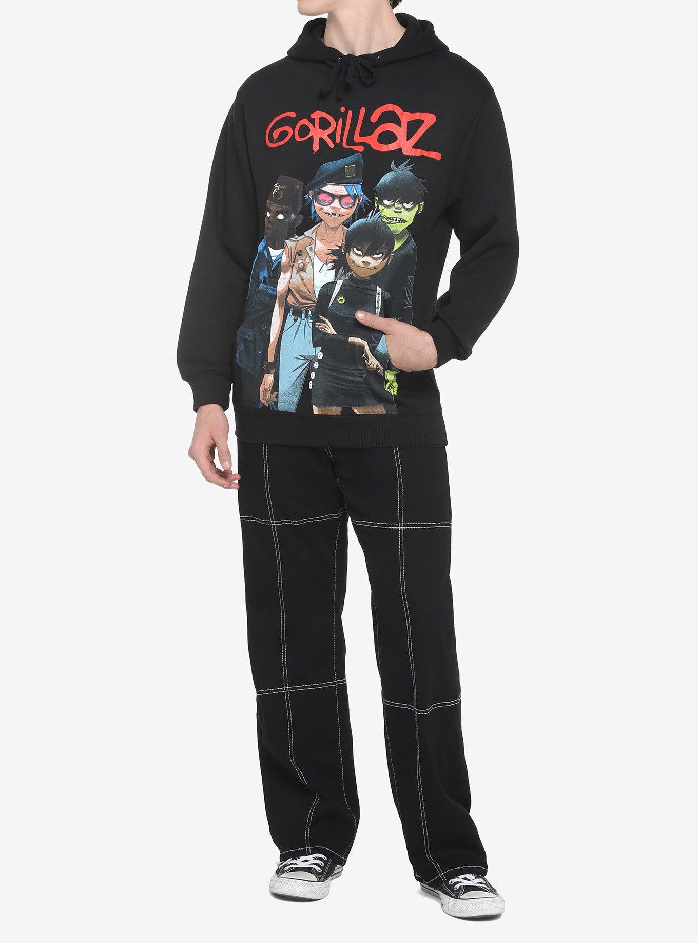 Gorillaz Group Hoodie, BLACK, alternate