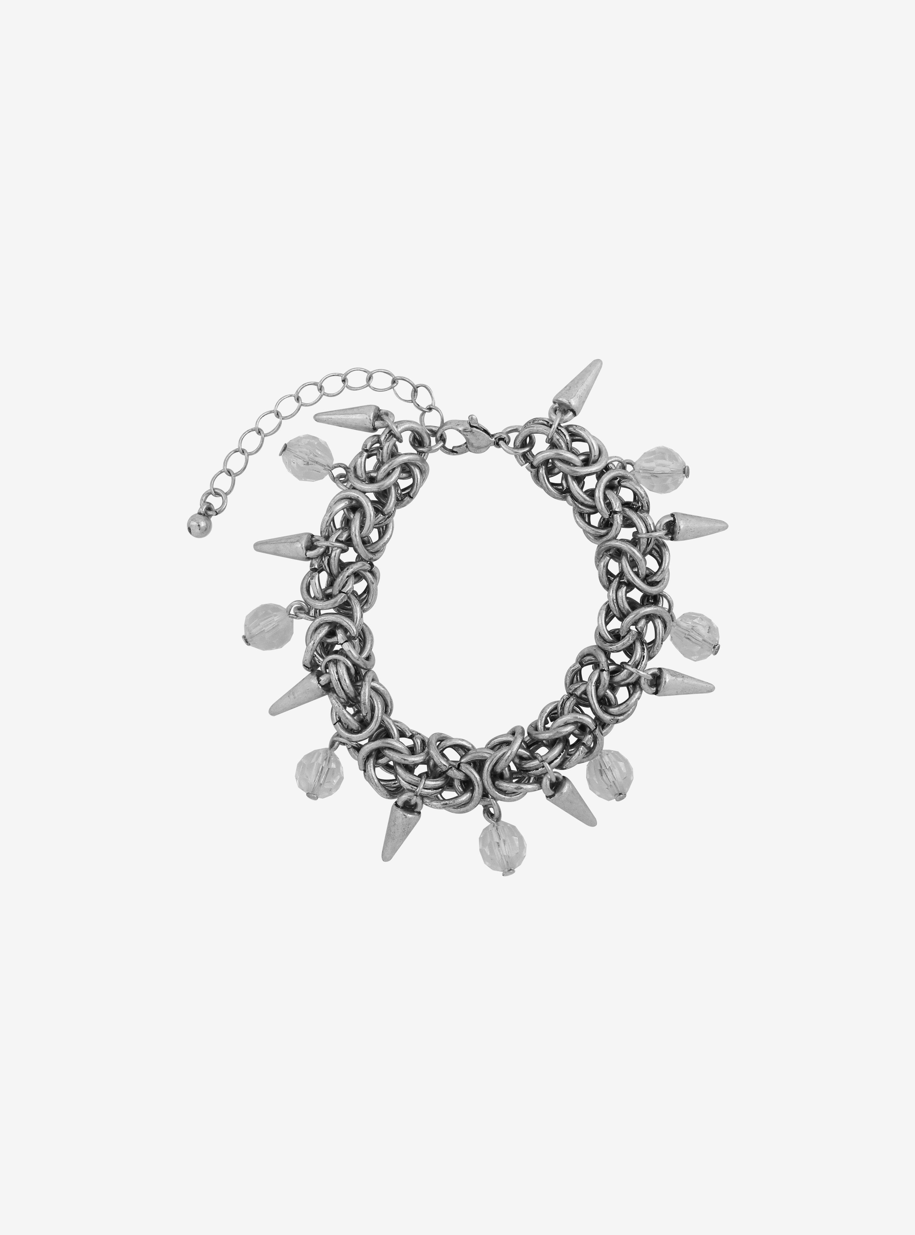 Spiked Chain Bracelet, , alternate