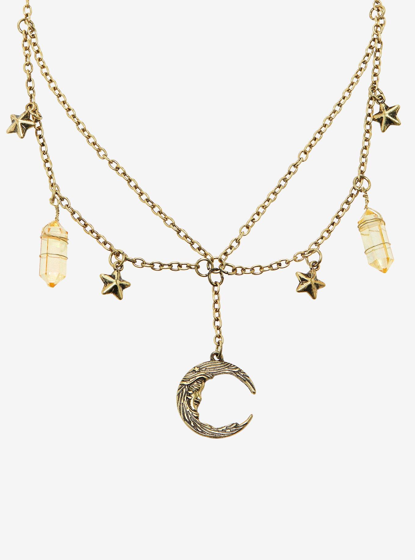 Moon Crystal Star Choker, , alternate