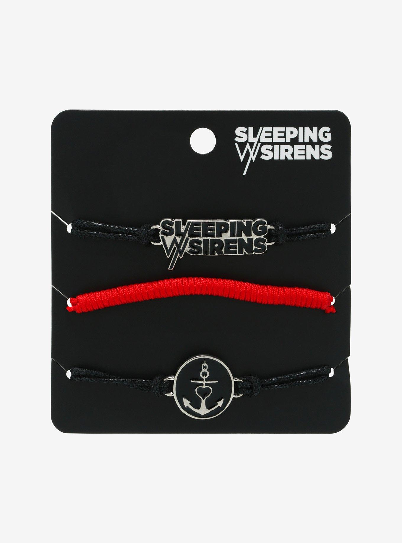 Sleeping With Sirens Icons Cord Bracelet Set, , alternate