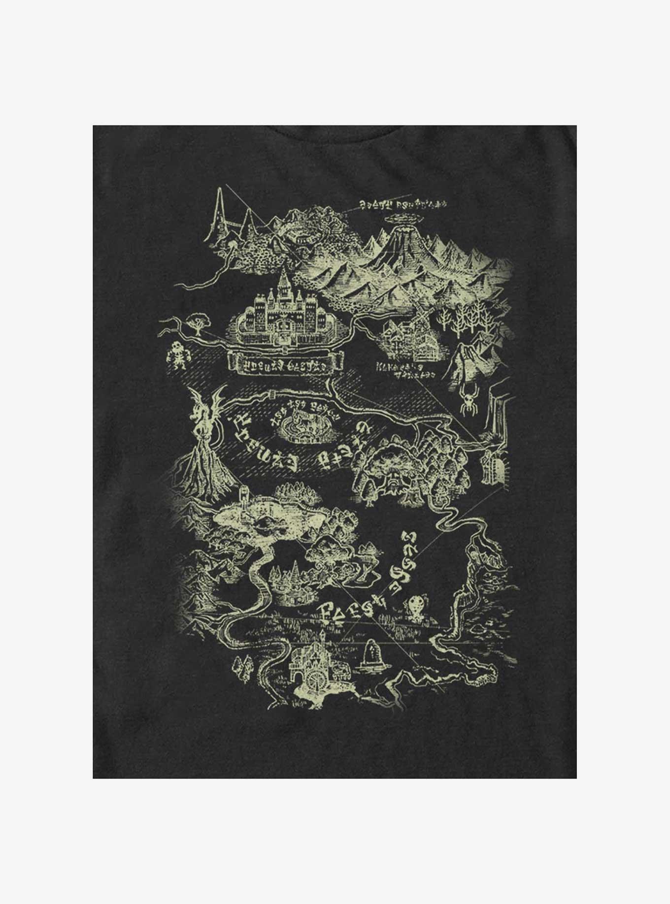 Nintendo Zelda The Hyrule Map T-Shirt, , hi-res