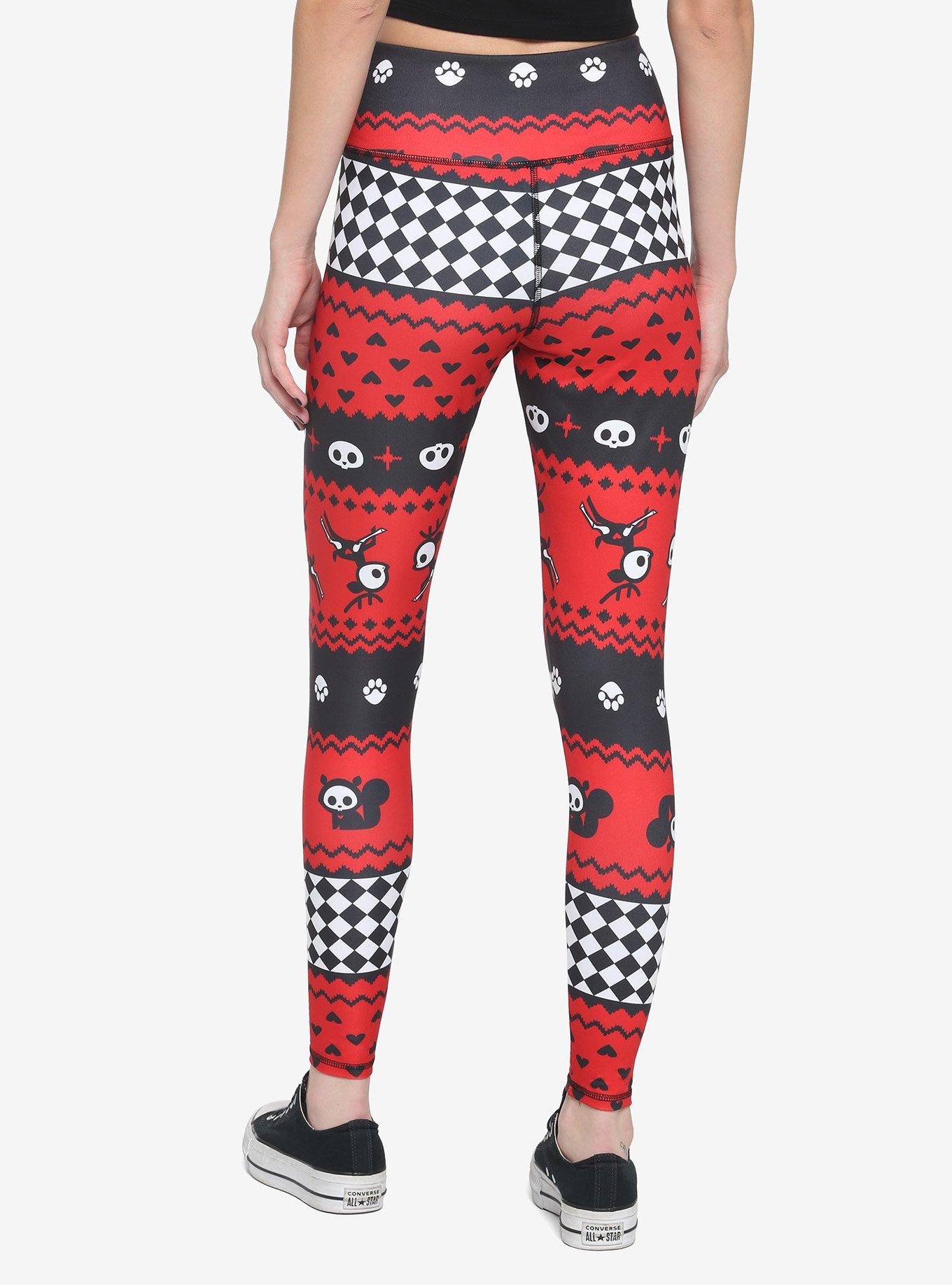Skelanimals Fair Isle Leggings, MULTI, alternate