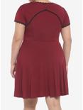 Cabernet Cutout Lace Dress Plus Size, CABERNET, alternate