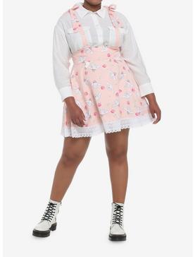 Cinnamoroll Strawberries Suspender Skirt Plus Size, , hi-res