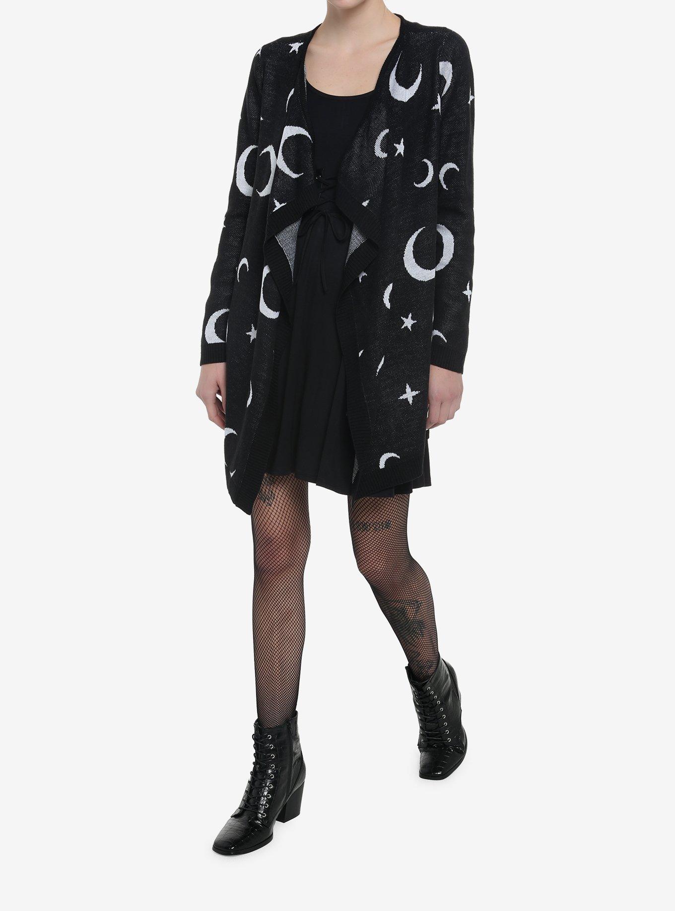 Moons & Stars Open Cardigan, MULTI, alternate