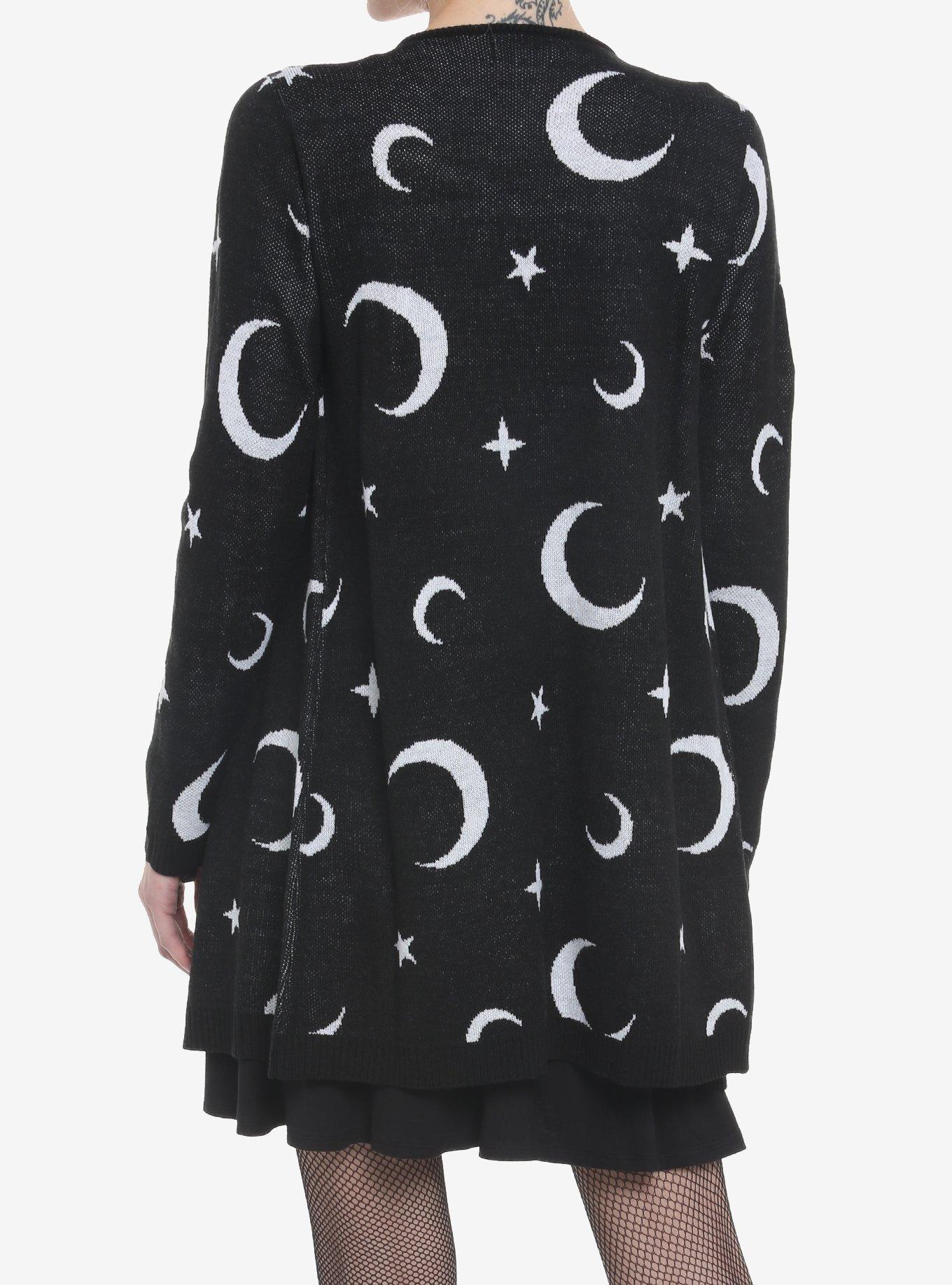 Moons & Stars Open Cardigan, MULTI, alternate