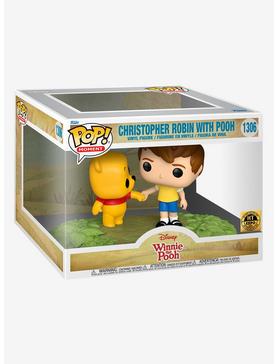 Funko Disney Winnie The Pooh Pop! Moment Christopher Robin With Pooh Vinyl Figure 2022 HT Expo Exclusive, , hi-res