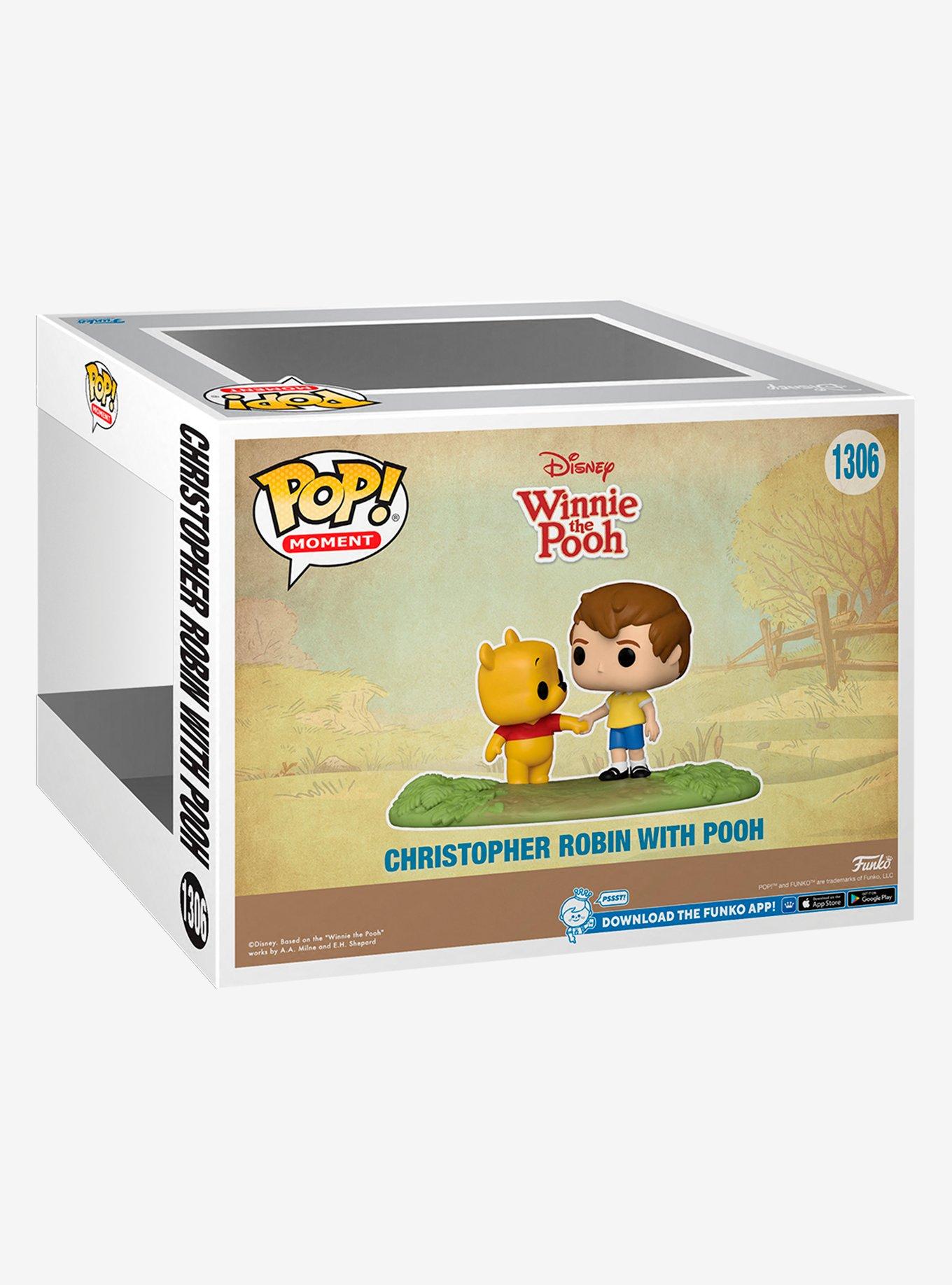 Funko Disney Winnie The Pooh Pop! Moment Christopher Robin With Pooh Vinyl Figure 2022 HT Expo Exclusive, , alternate