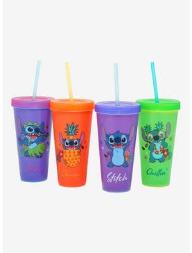 Disney Lilo & Stitch Color-Changing Acrylic Travel Cup Set, , hi-res