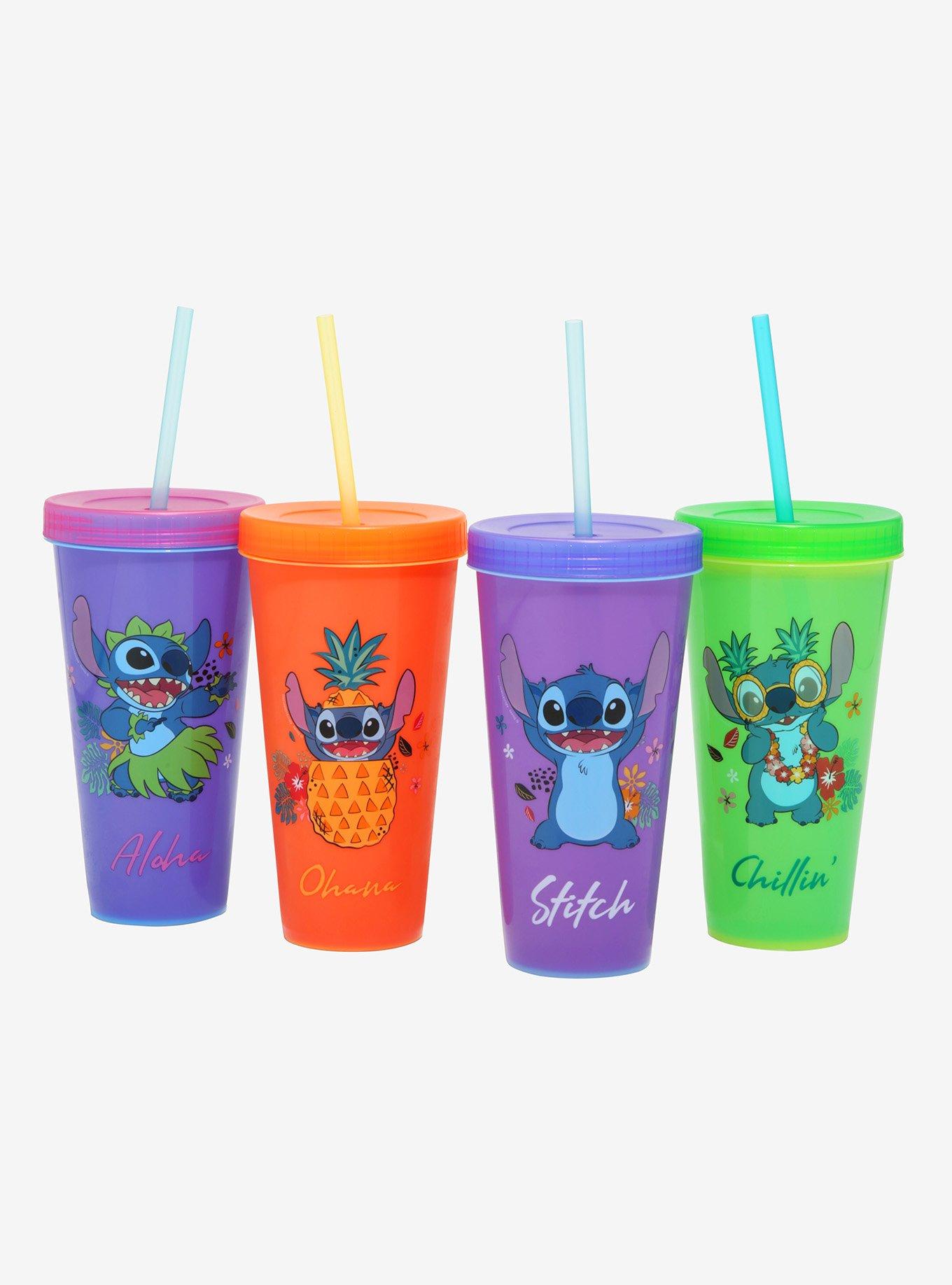 Hot Topic Disney Lilo & Stitch Stitch Jamming Acrylic Travel Cup