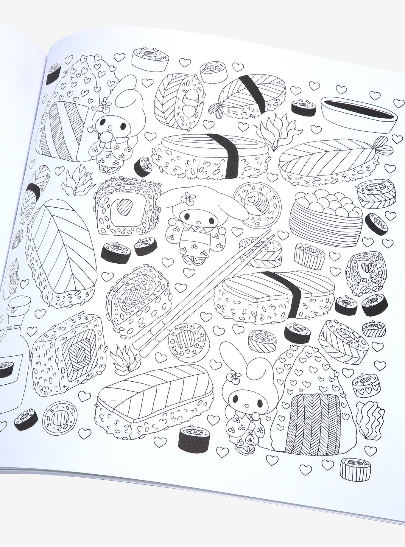 Sanrio Coloring Book: Collection Adults Coloring Books Color To Relax :  Simpson, Kasper: : Books