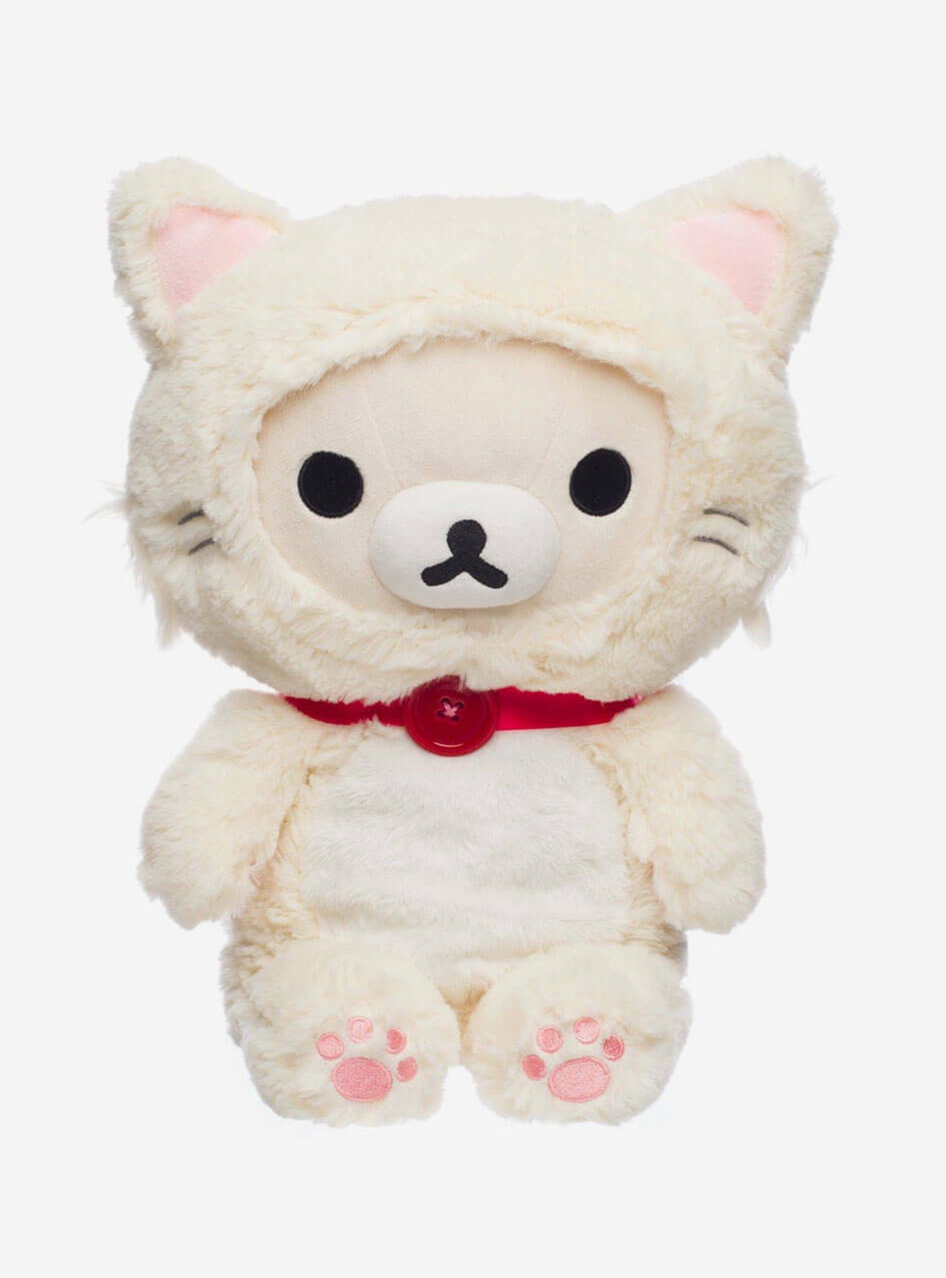 Rilakkuma Korilakkuma White Fluffy Cat Costume Plush, , alternate